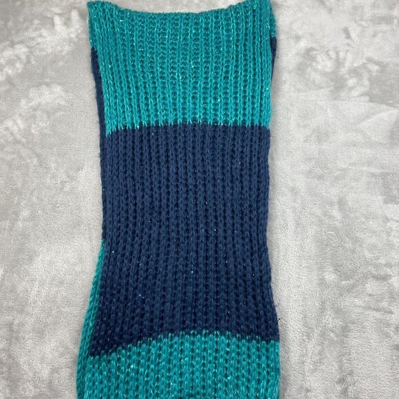 Infinity Scarf with Sequins Blue/Turquoise - Picture 2 of 4